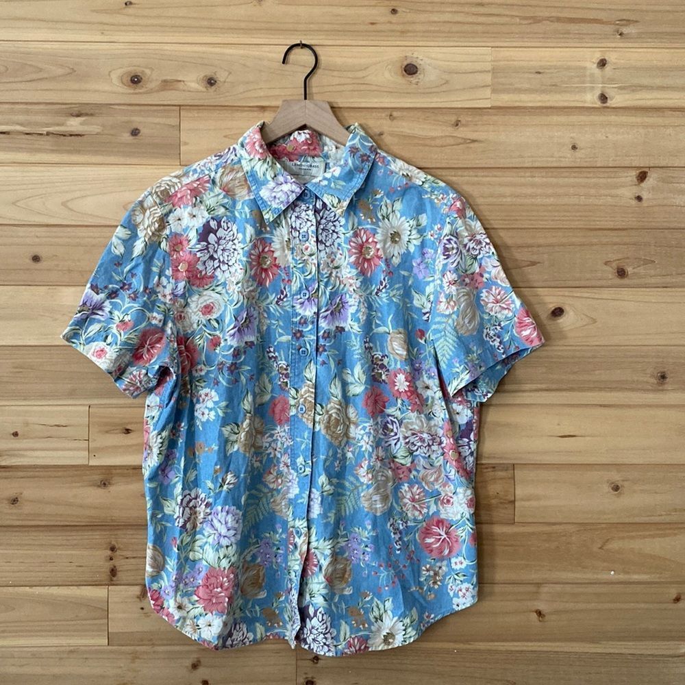 Lemon Grass Plus Size Button Up